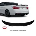 PSM style Trunk Spoiler for BMW F33 / F83 Convertible, glossy black