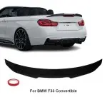 PSM style Trunk Spoiler for BMW F33 / F83 Convertible, glossy black