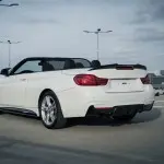 PSM style Trunk Spoiler for BMW F33 / F83 Convertible, glossy black