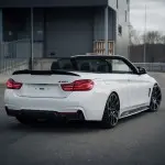 PSM style Trunk Spoiler for BMW F33 / F83 Convertible, glossy black