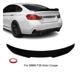 PSM style Trunk Spoiler for BMW F36 Gran Coupe, glossy...