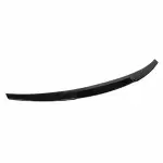 V style Trunk Spoiler for Audi A4 B8 sedan (08-15), glossy black