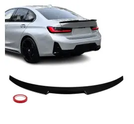 M4-style Trunk Spoiler for BMW G20 / G80 sedan, glossy...