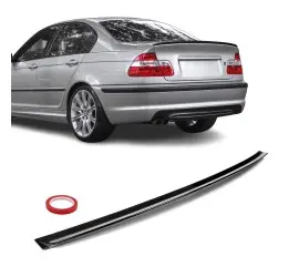 Trunk Spoiler for BMW E46 sedan / coupe, glossy black