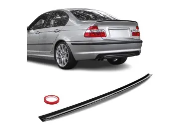 Trunk Spoiler for BMW E46 sedan / coupe, glossy black