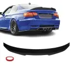 PSM style Trunk Spoiler for BMW E92 Coupe, glossy black (06-13)