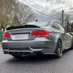 PSM style Trunk Spoiler for BMW E92 Coupe, glossy black (06-13)