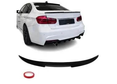 M4 style trunk spoiler for BMW F30 / F80 (11-18), glossy black
