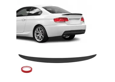 High Kick trunk spoiler for BMW E92 (06-13), glossy black