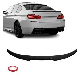 M4-style Trunk Spoiler for BMW F10 (10-17), glossy black