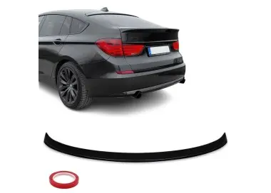 Trunk spoiler for BMW F07 GT PRE-LCI (09-13), glossy black