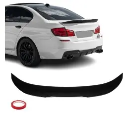 PSM style Trunk Spoiler for BMW F10, glossy black