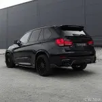 Trunk spoiler for BMW X5 F15, glossy black