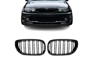 Performance kidney Grille for BMW E46 coupe / convertible (03-06), glossy black
