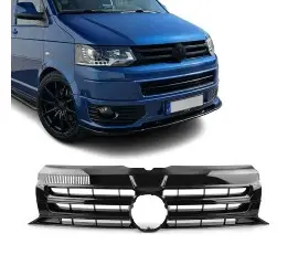Front Grille for VW T5.1 (09-14), glossy black