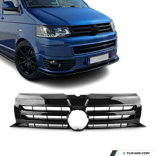 Front Grille for VW T5.1 (09-14), glossy black