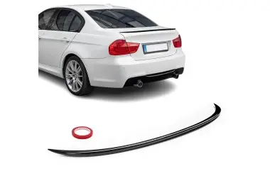 M3-style Trunk Spoiler for BMW E90 (05-11), glossy black