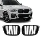 Performance Grille set for BMW G01 X3 / G02 X4 (18-21), glossy black