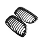 Kidney Grille set for BMW E46 coupe / convertible (03-06), glossy black
