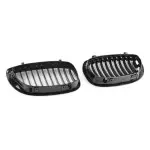 Kidney Grille set for BMW E46 coupe / convertible (03-06), glossy black