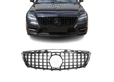 Front Grille for Mercedes-Benz CLS C218 (11-14), glossy black