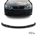 WR Front bumper Lip Spoiler for BMW E92 / E93 PRE-LCI (06-10) with M-Pack, glossy black, EXTRA-SRONG VERSION