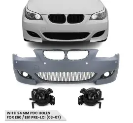 M5 look Front Bumper for BMW E60 / E61 PRE-LCI (03-07)...
