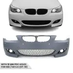 M5 look Front Bumper for BMW E60 / E61 LCI (07-10) with 18 mm PDC holes
