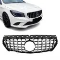 Front grille for Mercedes-Benz CLA C117 (13-19), chrome + glossy black
