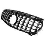 Front grille for Mercedes-Benz CLA C117 (13-19), chrome + glossy black