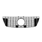 GT R Panamericana Front Grille for Mercedes-Benz ML W164 (08-11), black + chrome
