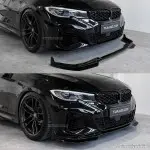 Performance Front bumper Lip for BMW G20 / G21 (18-22) M-Pack, glossy black
