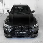 Performance Front bumper Lip for BMW G20 / G21 (18-22) M-Pack, glossy black