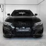 Performance Front bumper Lip for BMW G20 / G21 (18-22) M-Pack, glossy black