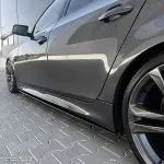 F-PERFORMANCE Side Skirt Extensions set for BMW E60 / E61 (03-10), glossy black