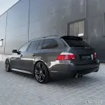 F-PERFORMANCE Side Skirt Extensions set for BMW E60 / E61 (03-10), glossy black