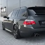 F-PERFORMANCE Side Skirt Extensions set for BMW E60 / E61 (03-10), glossy black