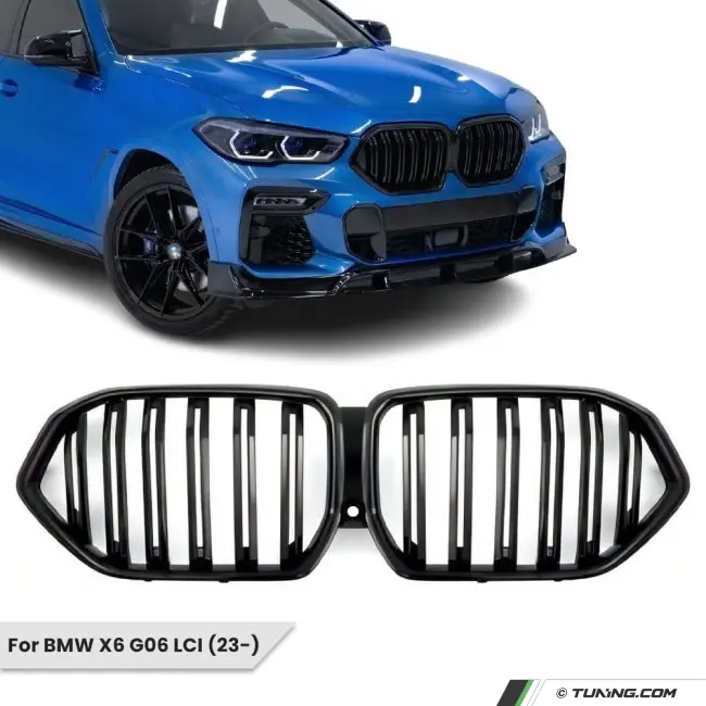 Performance kidney Grille for BMW G06 X6 LCI (23-26), glossy black