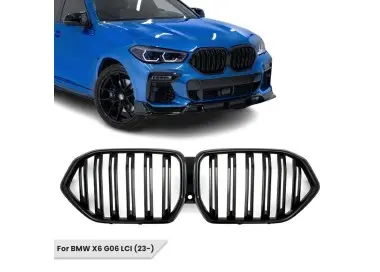 Performance kidney Grille for BMW G06 X6 LCI (23-26), glossy black
