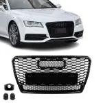 RS-style Front Grille for Audi A7 C7 / S7 C7 (10-14) pre-facelift, glossy black