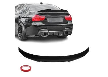 PSM style Trunk Spoiler for BMW E90, glossy black