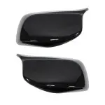 M style Mirror Caps set for BMW E60 / E61 / E63 / E64, glossy black