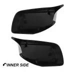 M style Mirror Caps set for BMW E60 / E61 / E63 / E64, glossy black