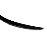 M4-style Trunk Spoiler for BMW E82, glossy black
