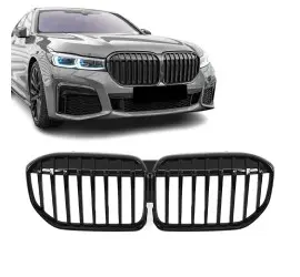 Kidney Grille for BMW G11 / G12 LCI (19-22), glossy black