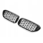 Diamond kidney Grille for BMW G30 / G31 (17-20), glossy black