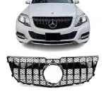 GT R Panamericana style Front Grille for Mercedes GLK X204 facelift (12-15), glossy black