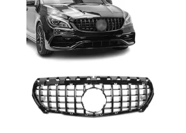 Front grille for Mercedes CLA C117 (13-19), glossy black