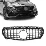 Front grille for Mercedes CLA C117 (13-19), glossy black