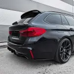 M5-style Diffuser for BMW G30 / G31 with M-Pack, glossy black